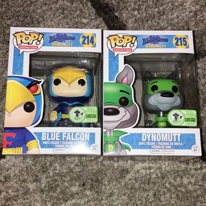 Blue Falcon and Dynomutt Pop Funko Emerald City Comicon Exclusive